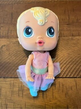 Baby Alive Crib Life Hasbro 2010 Sarina Cutie Ballerina Tutu Doll Blonde Hair